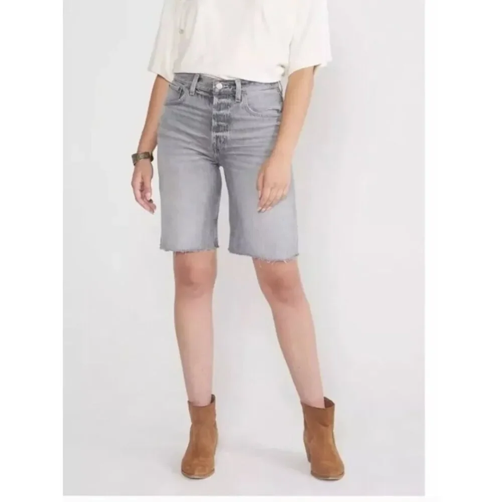 Etica Gray denim Brandy Long short in Quartzsite size 25 New